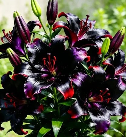 Black Magic Lily🌺Perfume Lily Bulbs—Fresh and Sweet