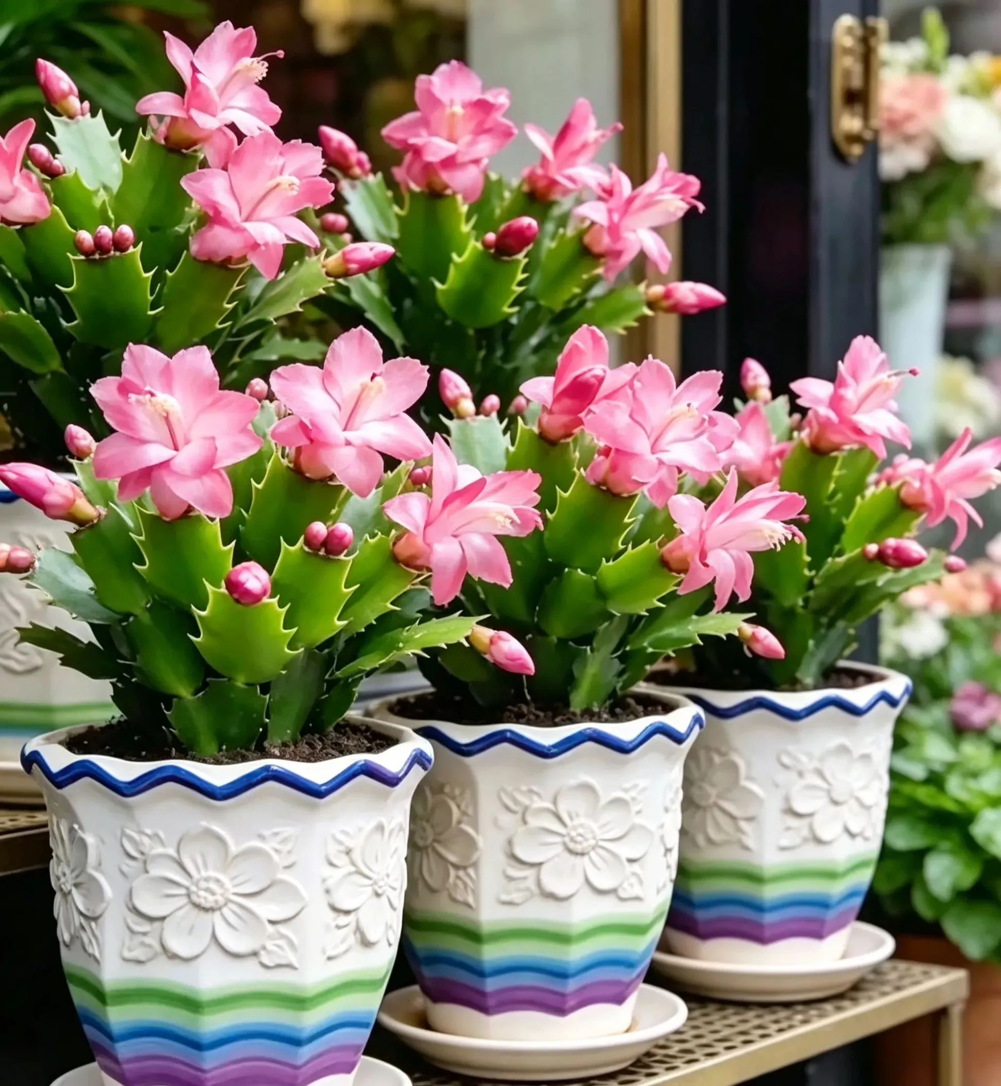 🌈Mix Colors Schlumbergera Bulbs– Easy-Care Blooms in Every Shade, Even in Winter ❄️