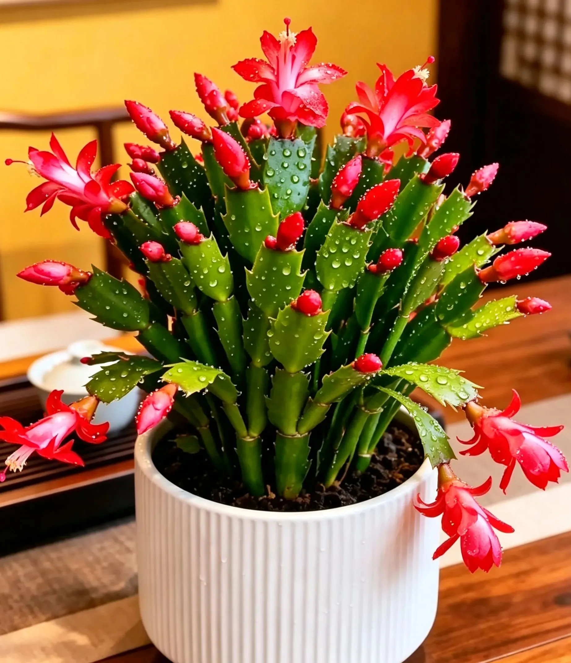 🌈Mix Colors Schlumbergera Bulbs– Easy-Care Blooms in Every Shade, Even in Winter ❄️