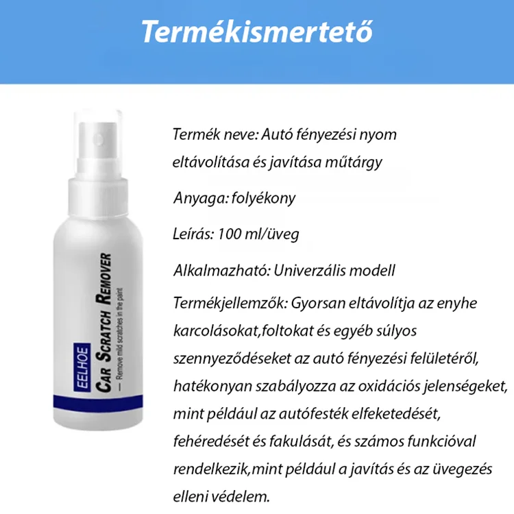 Autófesték javítás karc spray - búcsú a drága szervizes karosszéria-javításoktól!