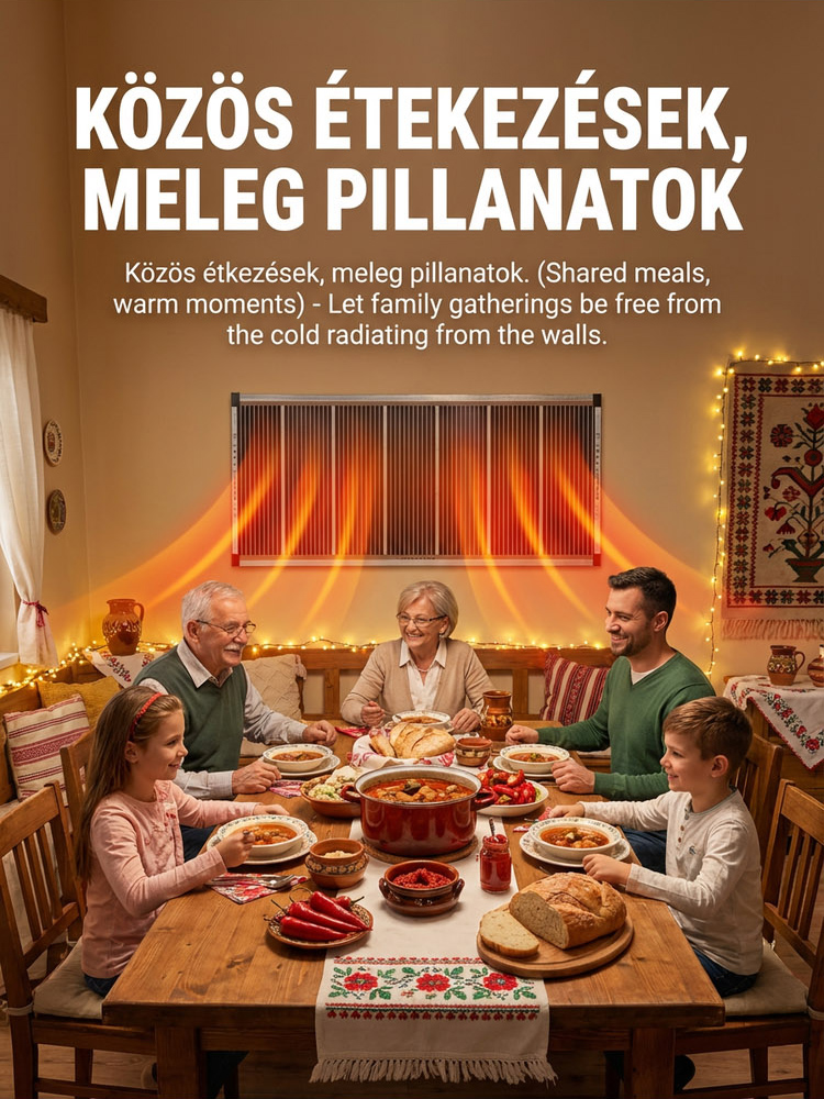 【5 másodperces gyors felfűtés】Falra szerelhető hősugárzó: csak rögzítse a falra, és az egész otthona meleg és kényelmes lesz. Most 50% kedvezménnyel!