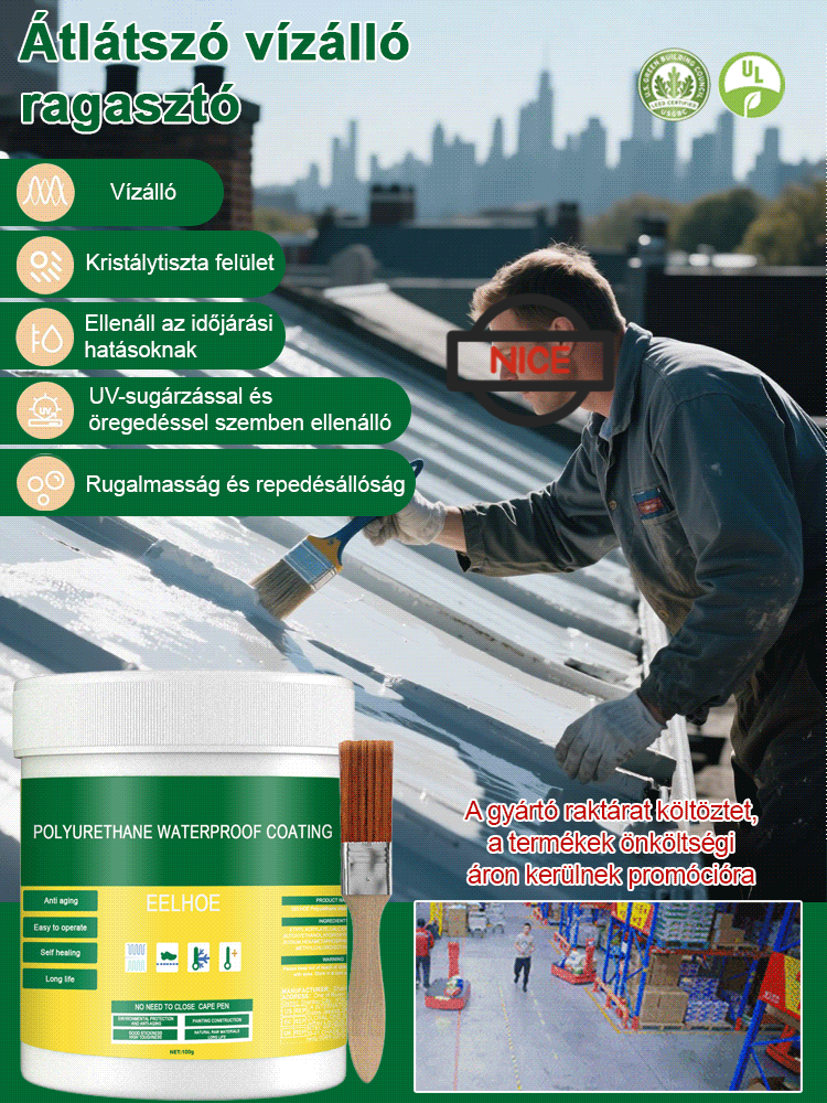 🏡20 ÉVIG VÍZZÁRÓ. Nem kell szakember