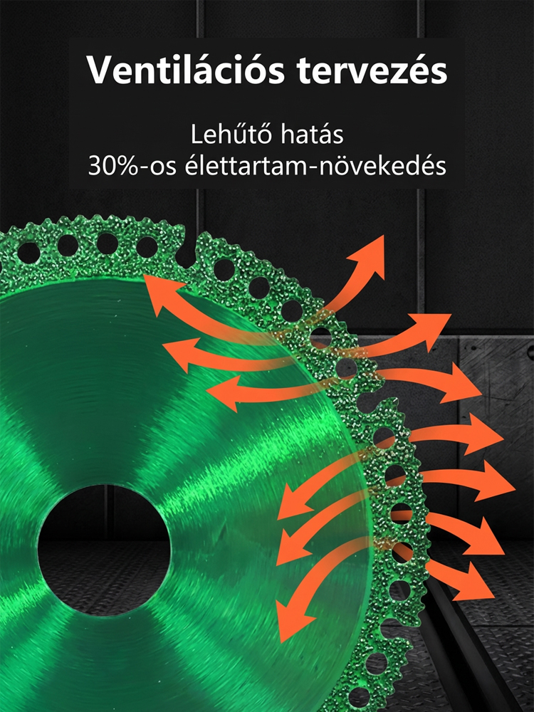 A német többfunkciós lemezdaraboló forrasztott vágókorong