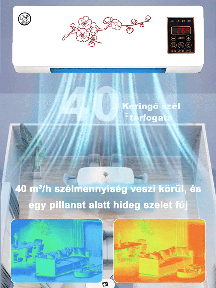 Otthoni fali hideg meleg légkondicionáló