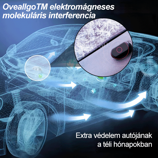 Elektromágneses hullámos fagyásgátló és hóeltávolító készülék