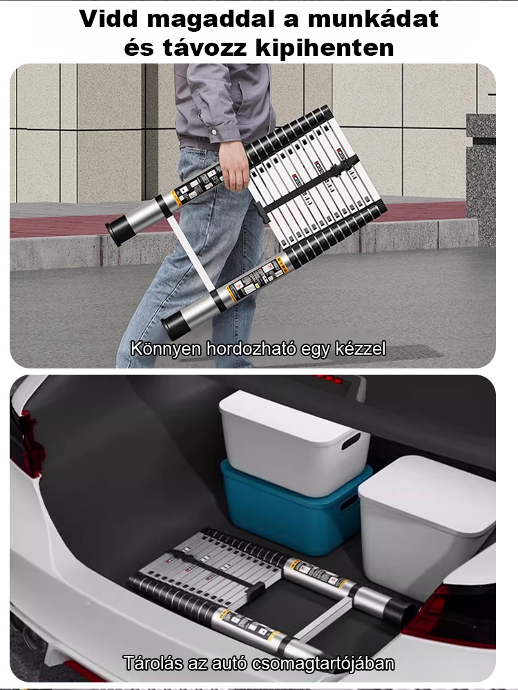 Többfunkciós húzólépcső