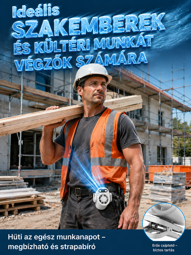 A mini AI klíma 3 másodperc alatt 16 fokra hűt, most 30% kedvezménnyel! 10 000 mAh akku, 48 órás üzemidő. 14 napos próba, indoklás nélküli pénzvisszafizetés és garancia.