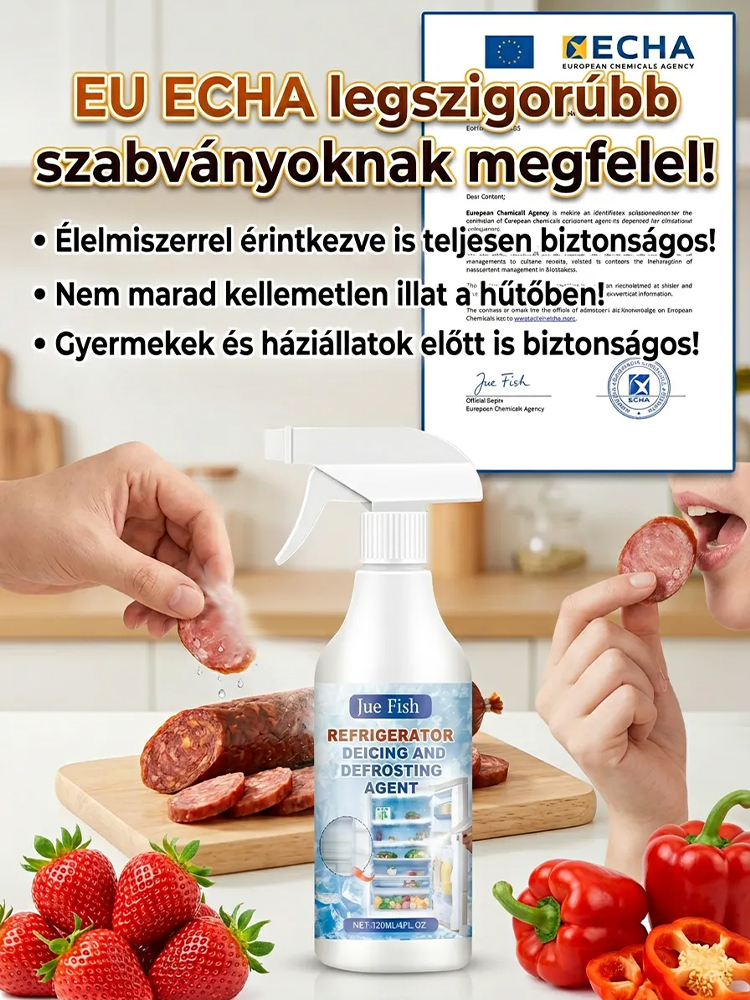 [3 perces gyors leolvasztó és jégmentesítő spray a megszakítás nélküli hűtőszekrényhez]