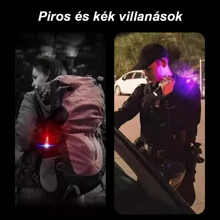 Többfunkciós vészhelyzeti zseblámpa ✨ Magas fényerejű, alacsony fényerejű és stroboszkóp módok a különböző igényekhez.