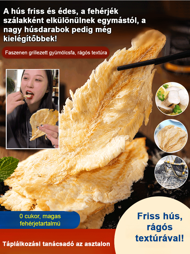 【Tenger ajándéka】Azonnal fogyasztható tépett tőkehalfilé