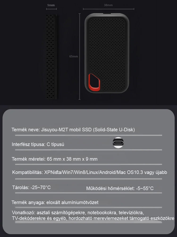 【6TB nagy kapacitású】nagy sebességű szilárdtest meghajtó