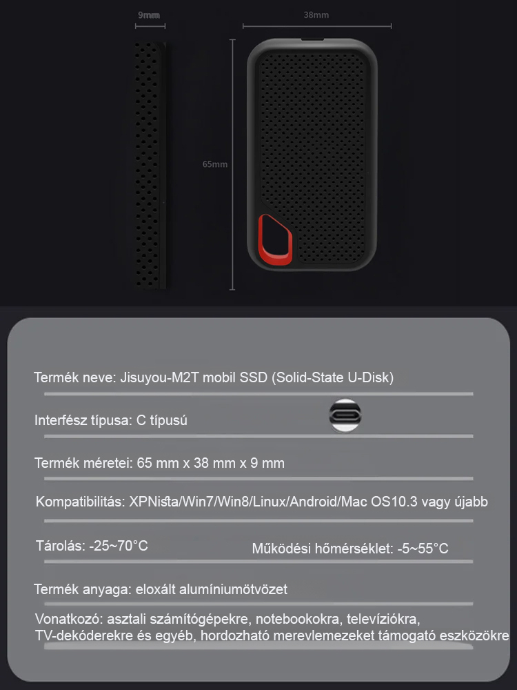 【6TB nagy kapacitású】nagy sebességű szilárdtest meghajtó