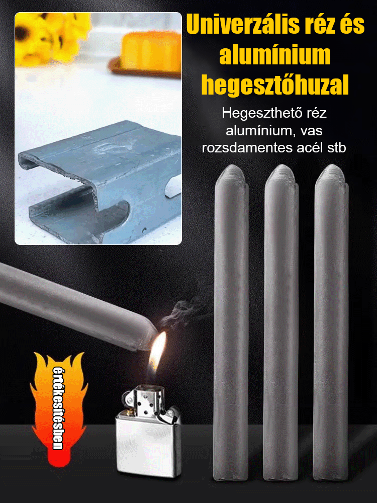 Frissített és megerősített alacsony univerzális hegesztőrúd