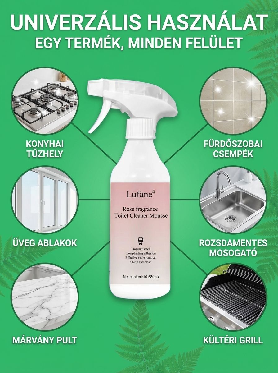 Nagy hatékonyságú tisztítószer! Profi Tisztítás Erőfeszítés Nélkül | Most 50% Kedvezménnyel és Gyors Szállítással! 