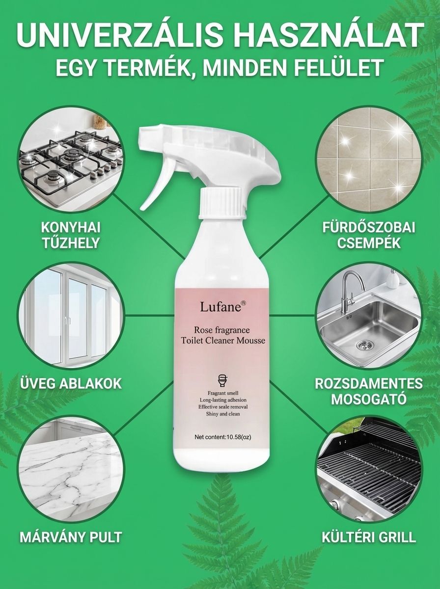 Nagy hatékonyságú tisztítószer! Profi Tisztítás Erőfeszítés Nélkül | Most 50% Kedvezménnyel és Gyors Szállítással! 