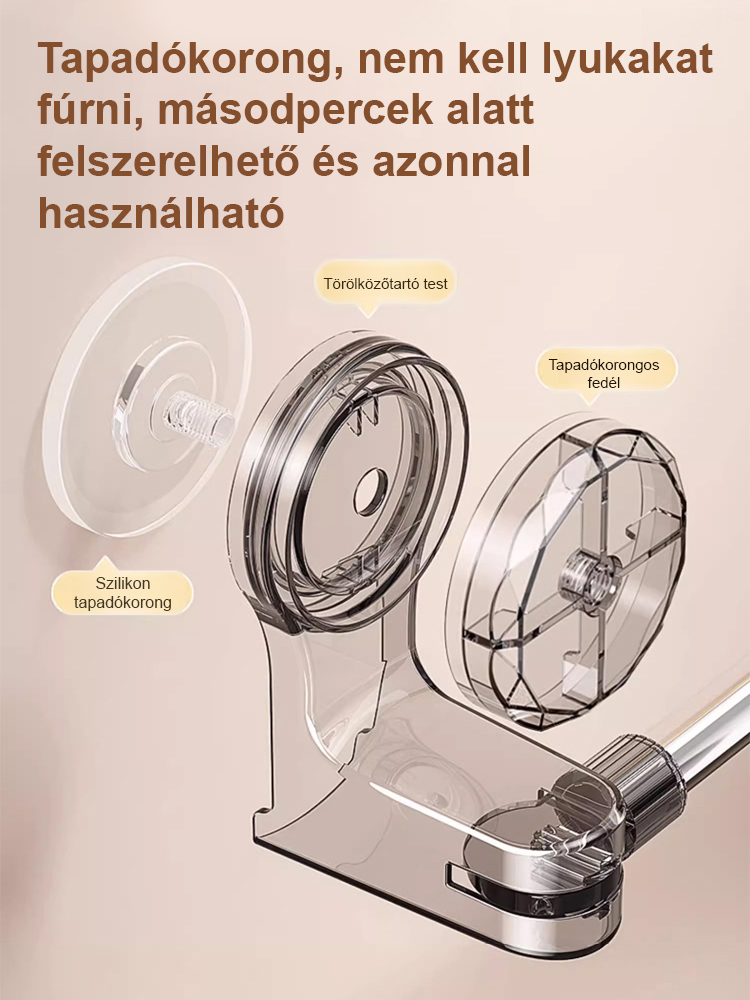 Lyukasztás nélküli tapadókorongos teleszkópos tárolórúd🎉 Fedezze fel az otthoni tárolás új dimenzióját