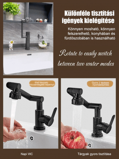 1080°-os robotkaros forgócsap