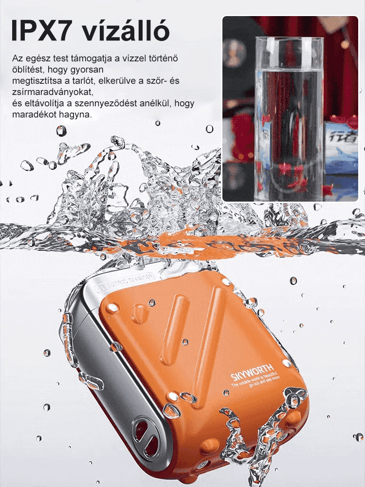 Forgó kétgyűrűs elektromos borotva