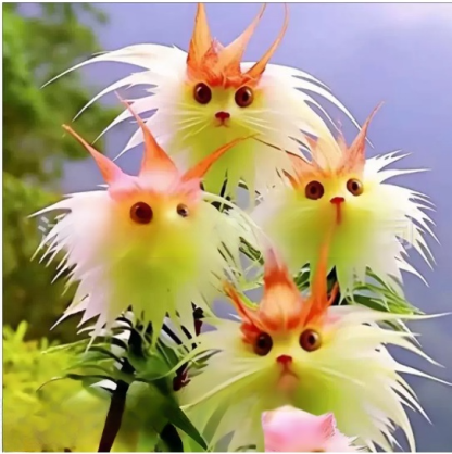 Titokzatos és aranyos macska szemű orchidea