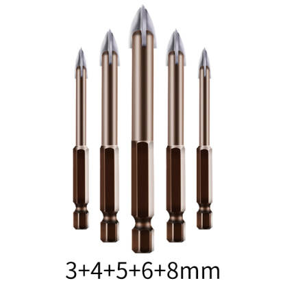 Keresztfúrógép öt darabos készlet  