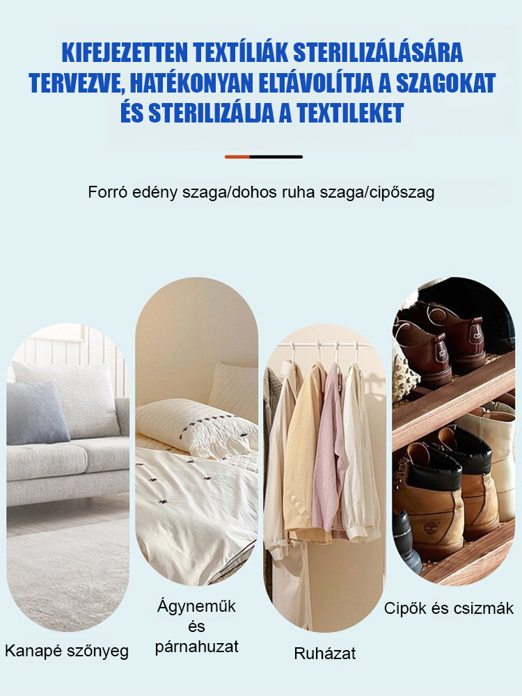 Ruhák gyűrődés- és szagszűrő spray, Használd most! 