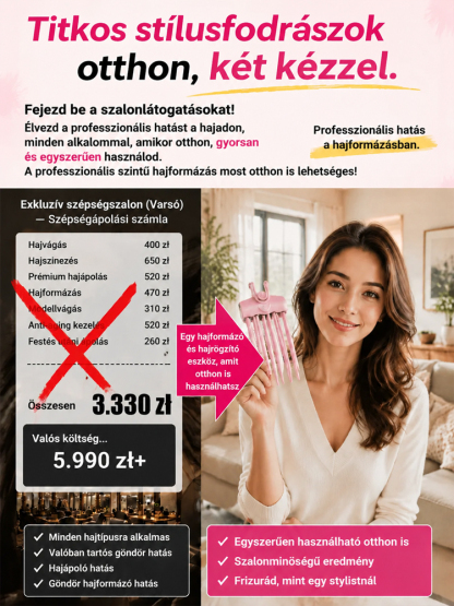 Mondjon búcsút a lelapult hajnak! A vezeték nélküli, vörös fénnyel ellátott hajcsipesz 10 másodperc alatt megemeli a hajszálakat a töveknél hajlakk használata nélkül. Vékonyszálú hajra is ideális. Kedvezmény csak ma!