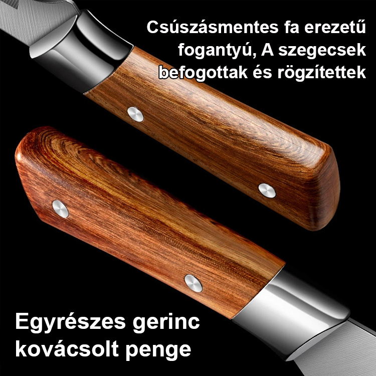 Egy vágás a csontból! Német éles kés könnyen eltávolítja a csontokat.