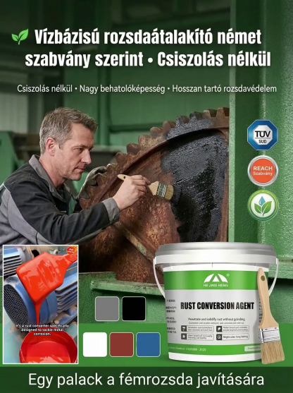 Vízbázisú rozsdaátalakító csiszolás nélkül (ecsettel)