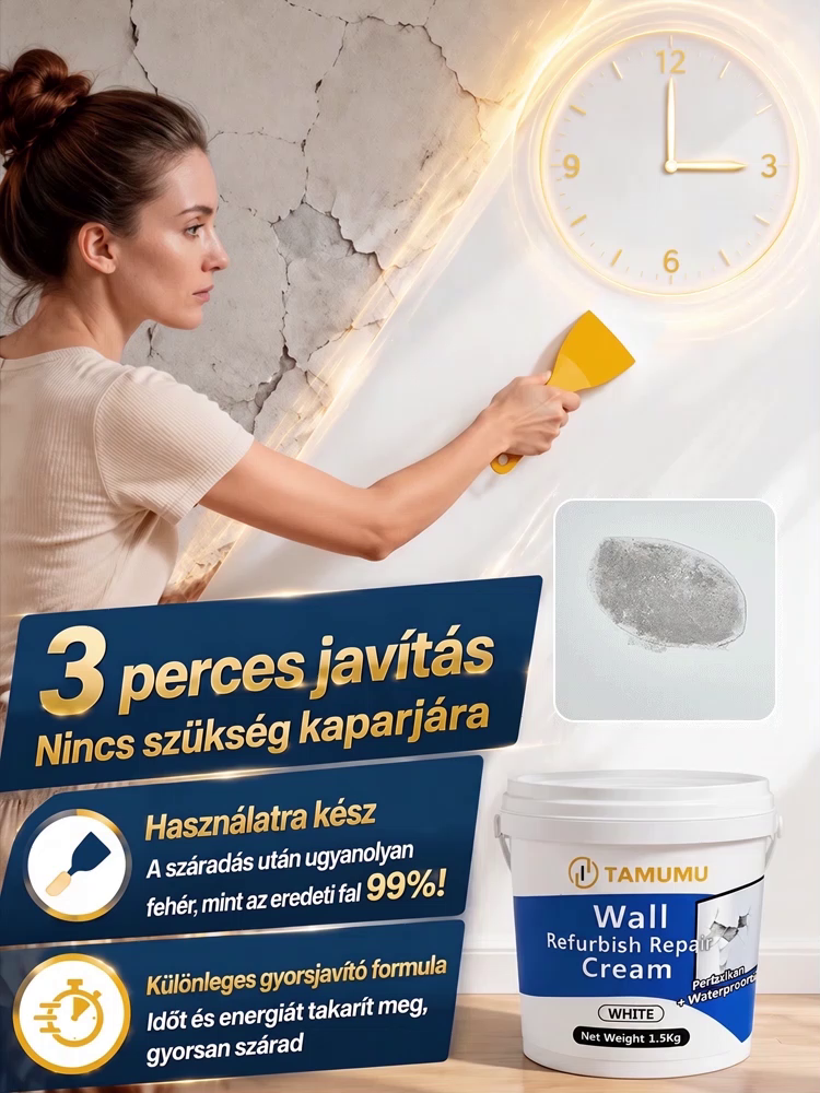 【10 év penész- és repedésállóság】Nano helyreállító faljavító paszta