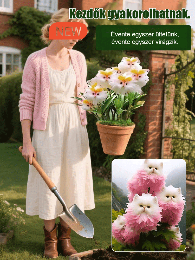 Titokzatos és aranyos macska szemű orchidea