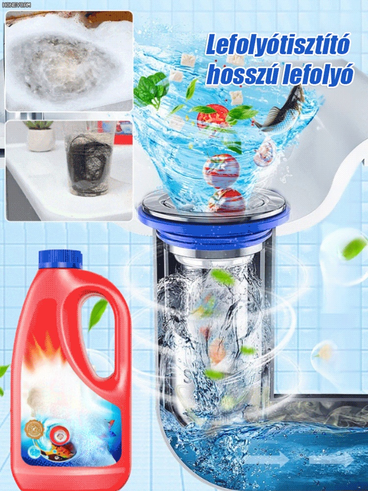 【3 perc alatt mindent kitisztít】Erős csőtisztító szer