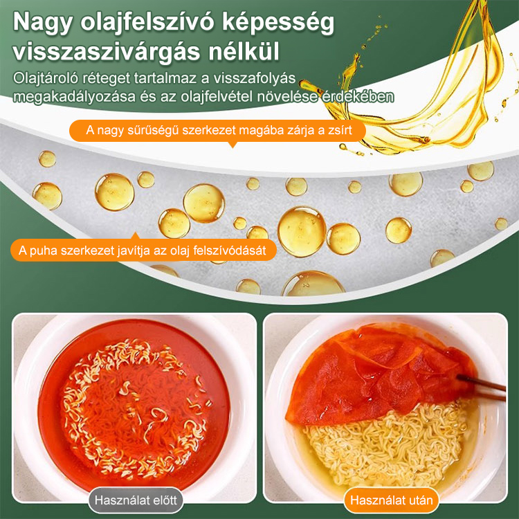 【Tökéletes testalkat kialakítása】Egyszer használatos élelmiszeripari olajszűrő papír
