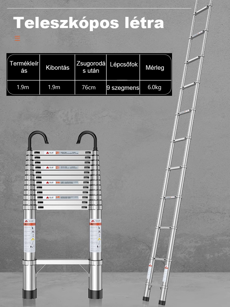 Többfunkciós húzólépcső