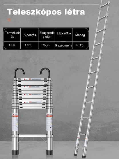 Többfunkciós húzólépcső