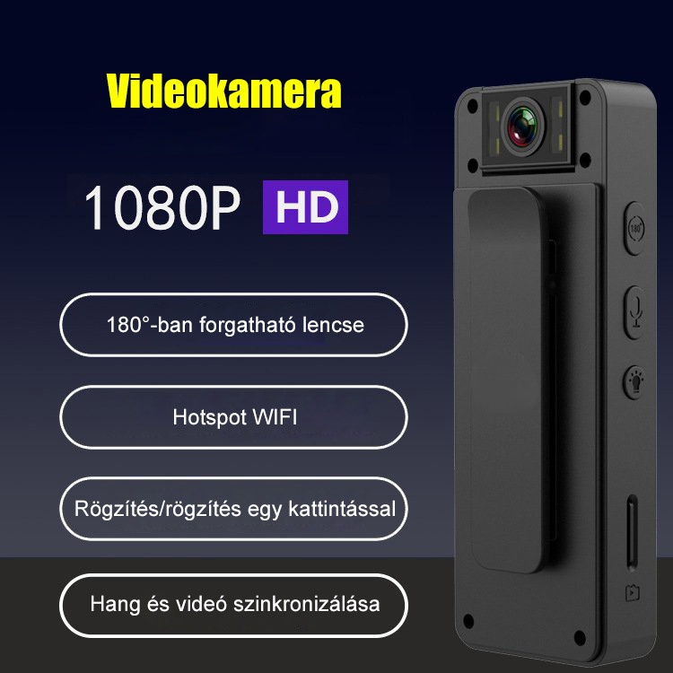 【🔥Ingyenes próbaverzió】Hordozható audio- és videorögzítő