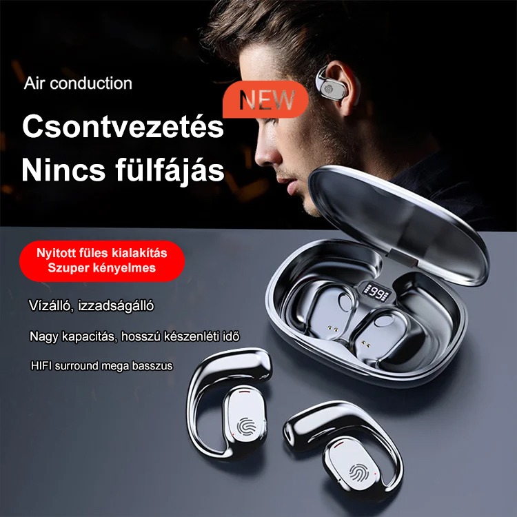 Fülre akasztható Bluetooth fülhallgató, történelmi legalacsonyabb ár
