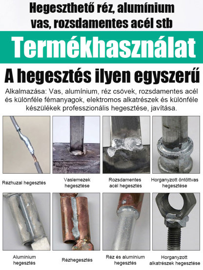 Frissített és megerősített alacsony univerzális hegesztőrúd