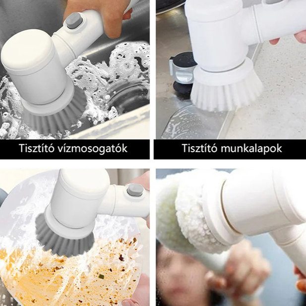 Multifunkcionális elektromos tisztítókefe
