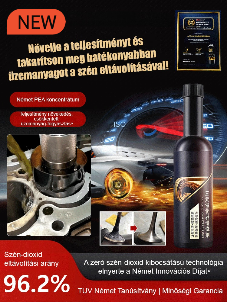 Teljesen új frissítés! Háromkomponensű lerakódástisztító és karbantartó kettő az egyben.