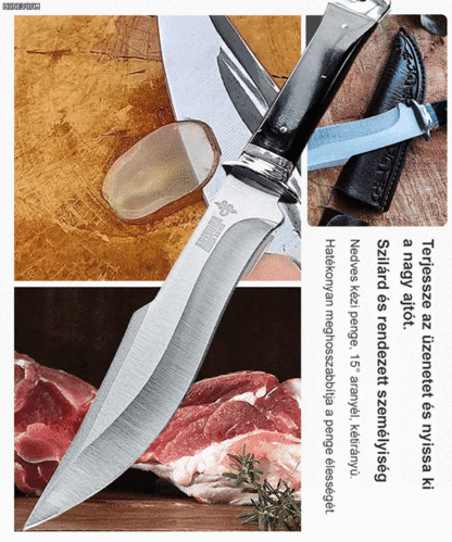 Szélvágó nagy keménységű többfunkciós szabadtéri kés