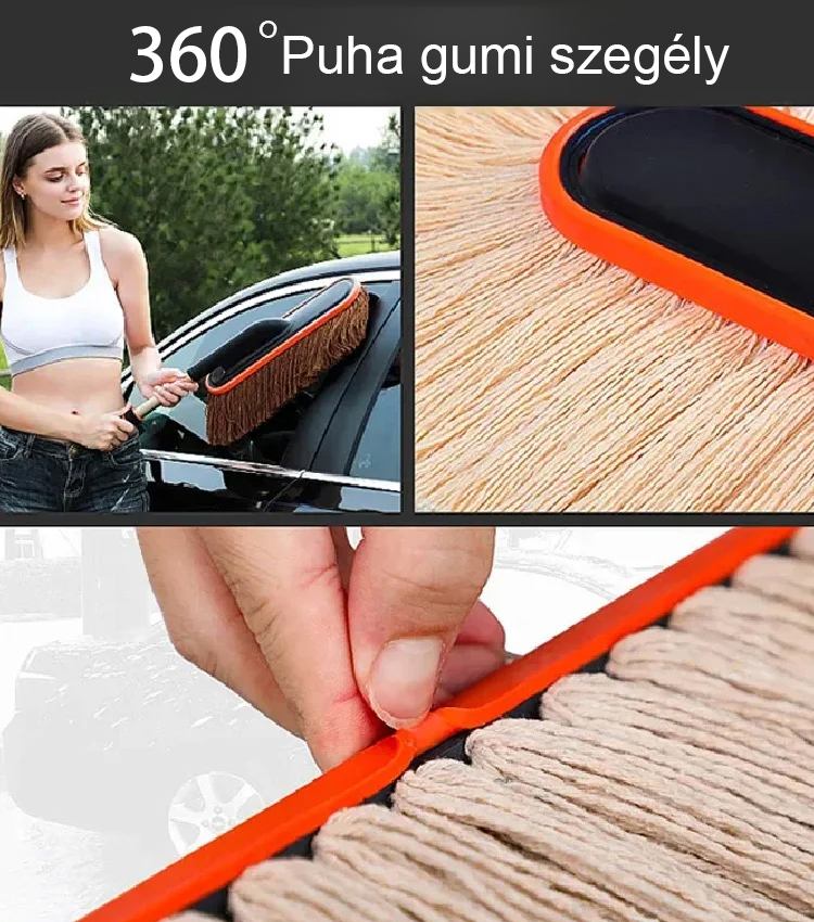 Pamutviasz autótörlő mop