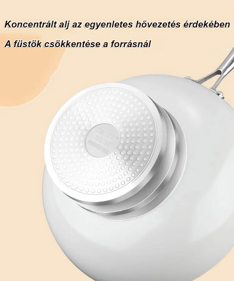 Kerámia mázas tapadásmentes serpenyő