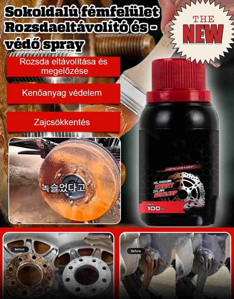 Multifunkcionális fémfelület rozsdamentesítő és védő spray