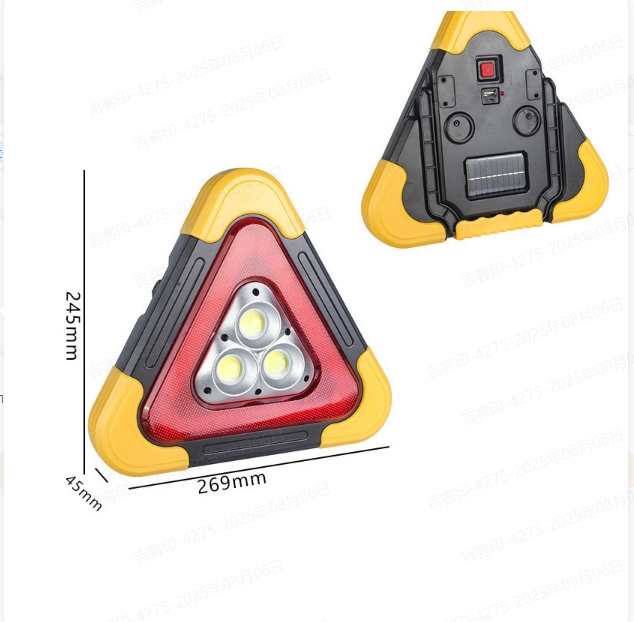 Ez a többfunkciós háromszögű figyelmeztető tábla elengedhetetlen biztonsági felszerelés az autózásban 🚗