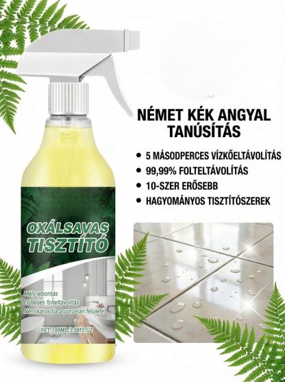 ✨Erőteljes Oxálsavas Tisztítószer – Ragyogó tisztaság egyetlen fújással!