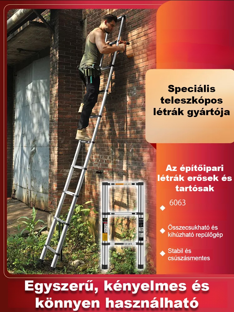 Többfunkciós húzólépcső