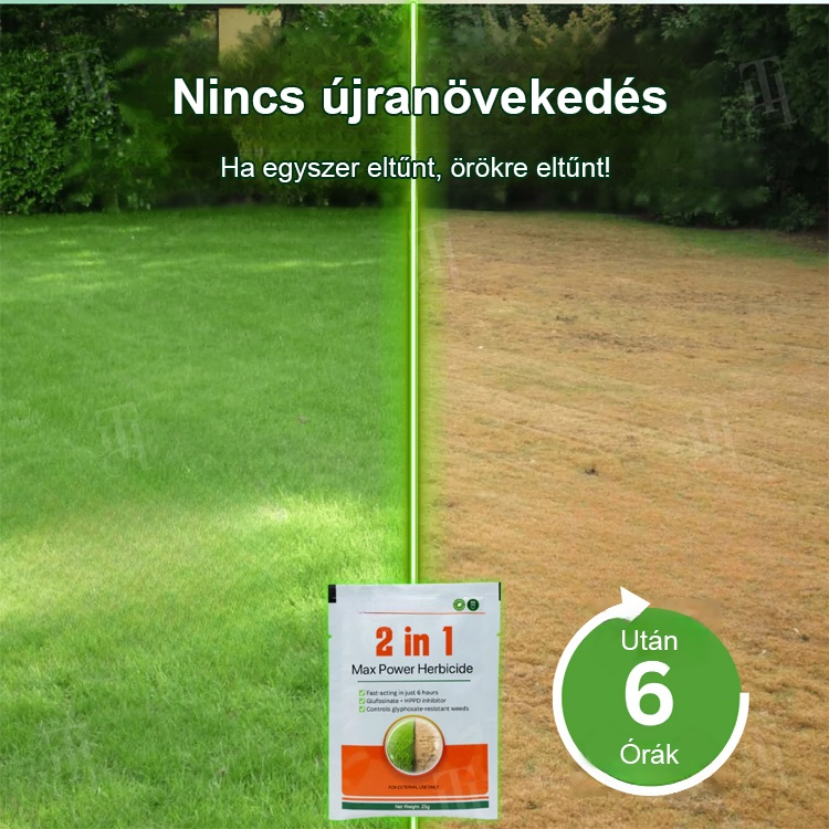 Két az egyben erős hatású gyomirtó szer