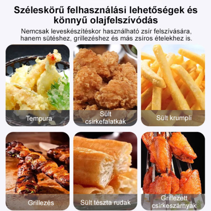 【Tökéletes testalkat kialakítása】Egyszer használatos élelmiszeripari olajszűrő papír