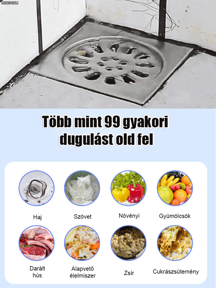 【3 perc alatt mindent kitisztít】Erős csőtisztító szer