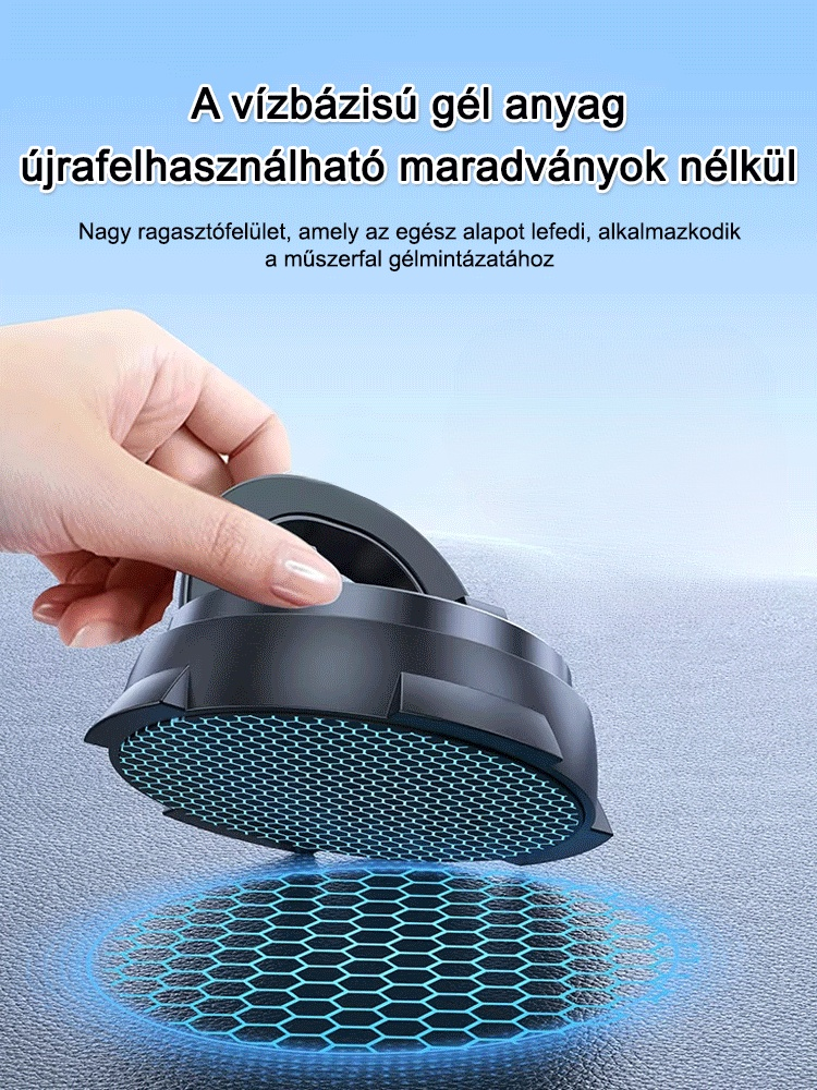 Intelligens tapadókorongos multifunkciós konzol navigációs telefontartóval